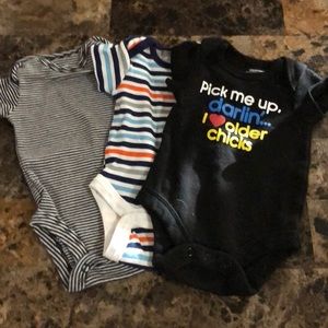 Bundle of 3 newborn onesies